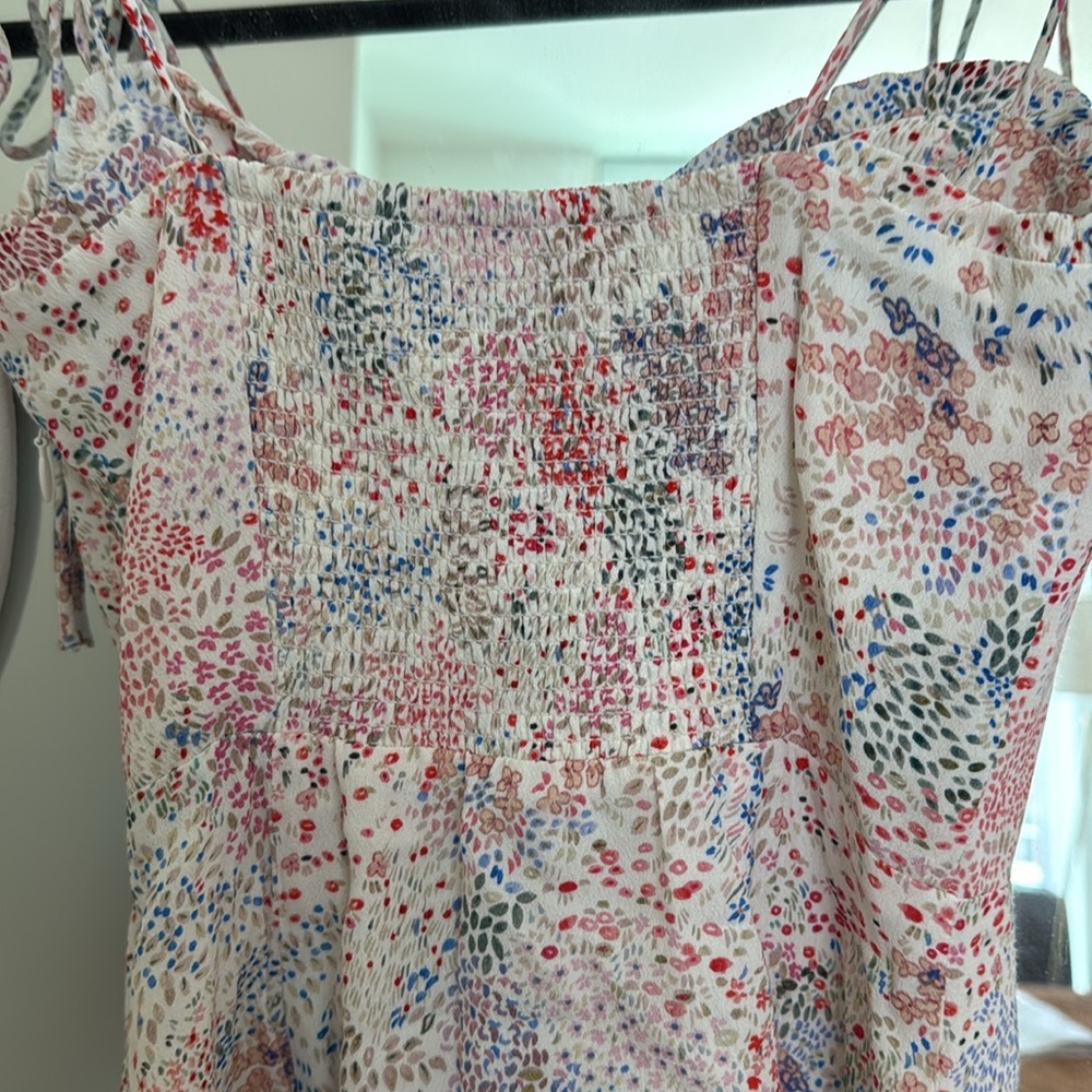 Aritzia Multicolor Spaghetti Strap Mini Dress - image 4